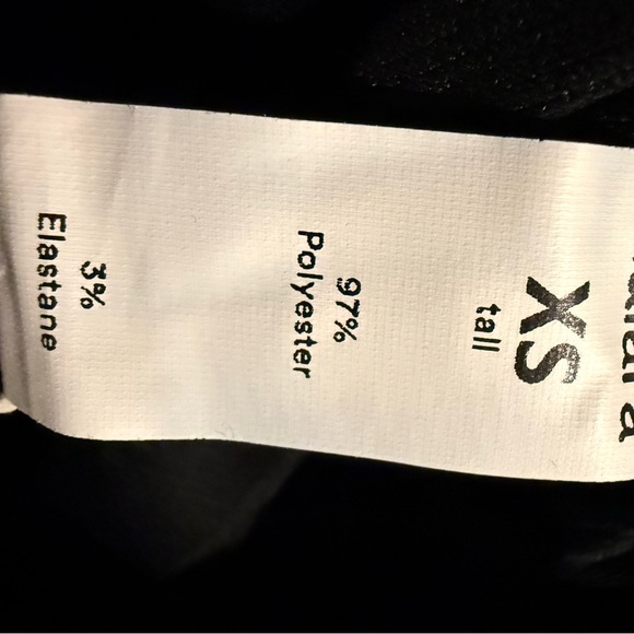 HALARA Black Wide Leg Textured Pants NWT - Picture 2 of 5